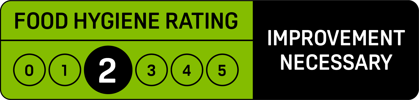 Food Hygiene Rating: 2