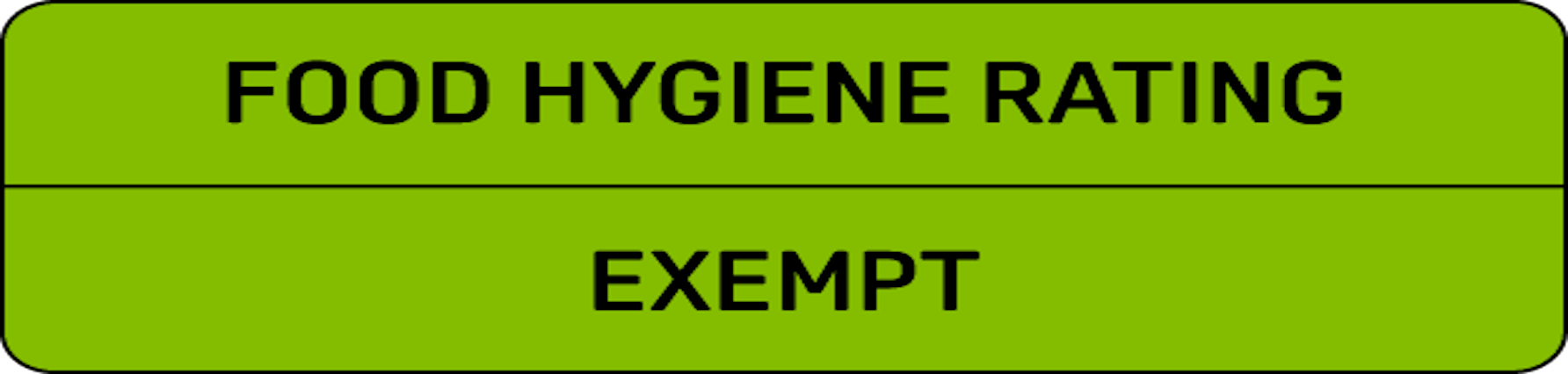 Food Hygiene Rating: Exempt